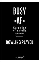 Calendar 2020 for Bowling Players / Bowling Player
