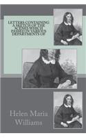 Letters containing a sketch of the scenes which passed in various Departments of