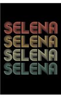 Selena: Retro Personalized Name Composition Book, Notebook Journal for Girls and Women