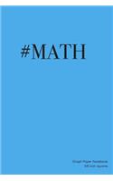 Graph Paper Notebook 3/8 inch squares