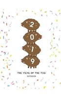 2019 the Year of the Pig Notebook