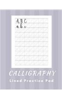 Calligraphy Lined Practice Pad