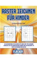 Zeichnen lernen Titel (Raster zeichnen für Kinder - Flächen): Dieses Buch bringt Kindern bei, wie man Comic-Tiere mit Hilfe von Rastern zeichnet(6 Zeichnen Lernen Tite)