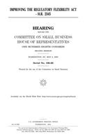 Improving the Regulatory Flexibility ACT, H.R. 2345