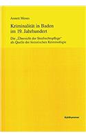 Kriminalitat in Baden Im 19. Jahrhundert
