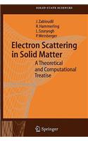 Electron Scattering in Solid Matter