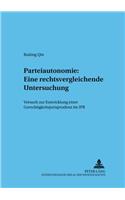 Parteiautonomie