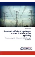 Towards efficient hydrogen production via water splitting