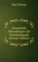 Gesammelte Abhandlungen Zur Sozialpadagogik (German Edition)