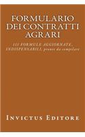 Formulario Dei Contratti Agrari