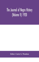 Journal of Negro history (Volume V) 1920