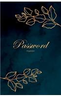 Password Log Book - The Personal Internet address & password logbook - Internet address and password logbook size 5.5 x 8.5 inch 110 Pages- Password Organizer