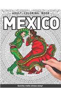 Mexico Adults Coloring Book