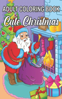 Adult Coloring Book Cute Christmas