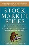 Stock Market Rules: The 50 Most Widely Held Investment Axioms Explained, Examined, and Exposed, Fourth Edition