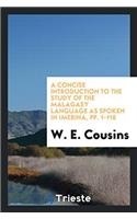 A Concise Introduction to the Study of the Malagasy Language as Spoken in Imerina, pp. 1-116