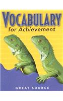 Student Edition Grade 3 2000: (Great Source Vocabulary for Achievement)