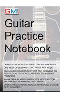 Guitar Practice Notebook