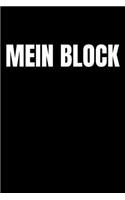 Mein Block: Lustiges Kariertes Retro Notizbuch für Freunde Kollegen Kumpel Geburtstag Geschenk Weihnachten I z.B. als cooles Mathebuch Heft Konzeptbuch Tagebuch