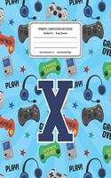 Primary Composition Notebook Grades K-2 Story Journal X