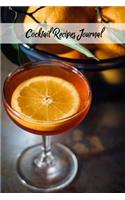 Cocktail Recipes Journal