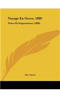 Voyage En Grece, 1889: Notes Et Impressions (1890)(French)