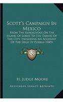 Scott's Campaign In Mexico