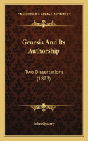 Genesis And Its Authorship