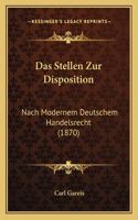 Das Stellen Zur Disposition