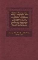Checkers; Pomeroy-Jordan World's Championship Match Games, 50 Games, Unrestricted, Played Under the Auspices of the Binghamton Chamber of Commerce at Binghamton, N.Y., Aug. 28-Sept 25, 1913