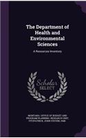 The Department of Health and Environmental Sciences