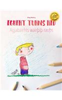 Egbert Turns Red/Agjabairhts wairÞiÞ rauÞs: Children's Picture Book/Coloring Book English-Gothic (Bilingual Edition/Dual Language)(Bilingual Books (English-Gothic) by Philipp Winterberg)
