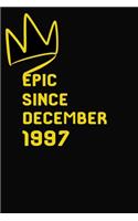Epic Since December 1997
