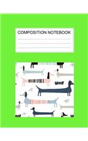 Composition notebook: Ruled (8.5 x 11 in), 110 Pages: Diary Book For Girl, Journal Notebook For Kids, Writing Journal Lined, Cute Pets green (8.5 x 11 in), 110 Pages(53 Cute Composition Green)