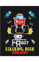 Robot coloring book For Kids