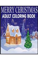 Merry Christmas Adult Coloring Book