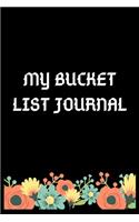 My Bucket List Journal