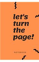 Let's turn the page