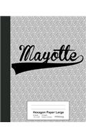 Hexagon Paper Large: MAYOTTE Notebook(3317 Weezag Hexagon Paper Large Notebook)