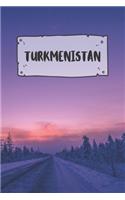 Turkmenistan: Ruled Travel Diary Notebook or Journey Journal - Lined Trip Pocketbook for Men and Women with Lines