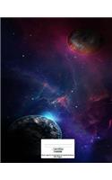 Cornell Notes XL Notebook: 8.5x11, 250 page, Extra Large Cornell Notebook: Space Fantasy Cover Design