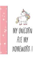 My Unicorn Ate My Homework