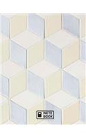 Notebook: Cube Cover, Extra Large (8.5 x 11) inches, Lined White Paper