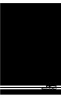 US Travel Journal Blank: (Travel Planning Notebook Black 6x9)
