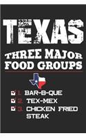 Texas Three Major Food Groups