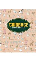 Cribbage Score Sheets: (202 Cribbage Score Sheets)