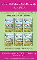 Hojas de actividades para niños de 5 años (Completa la secuencia de números): Este libro contiene 30 fichas con actividades a todo color para niños de 4 a 5 años(38 Hojas de Actividades Para Niños de 5 Años)