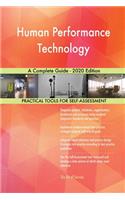 Human Performance Technology A Complete Guide - 2020 Edition