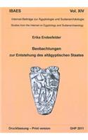 Beobachtungen zur Entstehung des Altagyptischen Staates