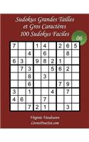 Sudokus Grandes Tailles et Gros Caractères - Niveau Facile - N°6